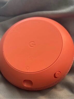 google Coral Nest Mini Smart Speaker - Vibrant Coral